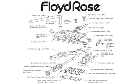Floyd Rose Parts Diagram Diagramwirings