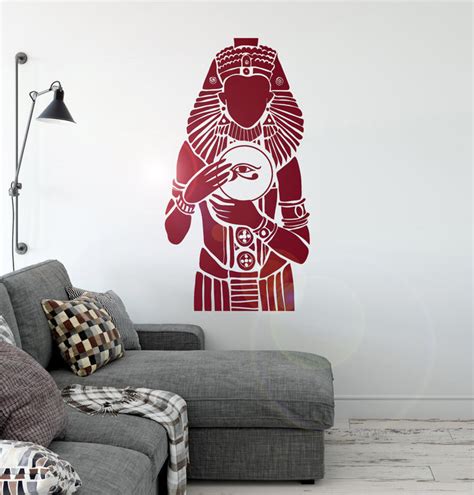 Buy Now Guaranteed Satisfied Wall Decal Vinyl Sticker Bedroom Egypt Pharaoh King God Ancient