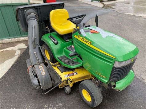John Deere Lx277 Riding Lawn Mower Meagher Auctioneers
