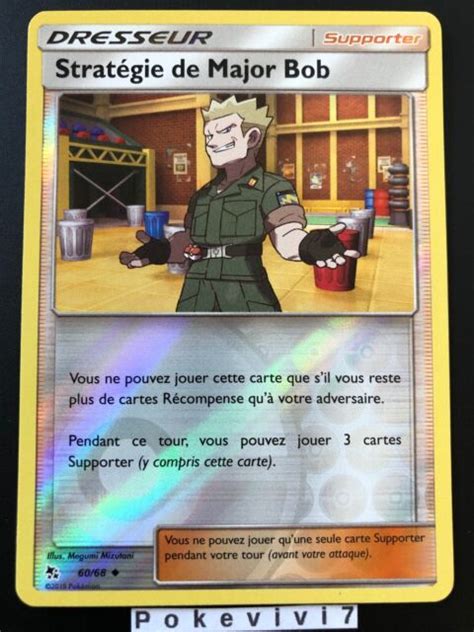 Pokemon Card Strategy Of Major Bob 6068 Reverse Sl11 5 Fr New Ebay