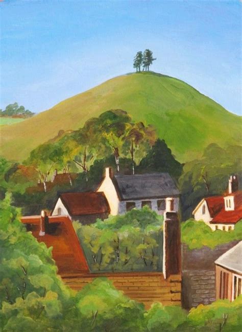 View To Colmers Hill Pictures To Paint Landscape Paintings