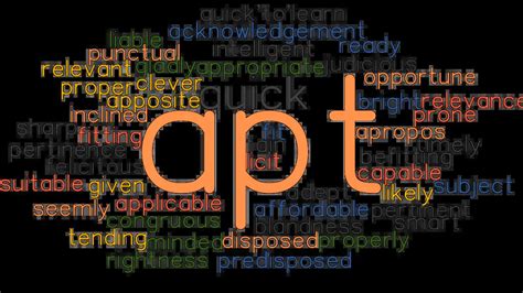 Apt Synonyms And Related Words What Is Another Word For Apt