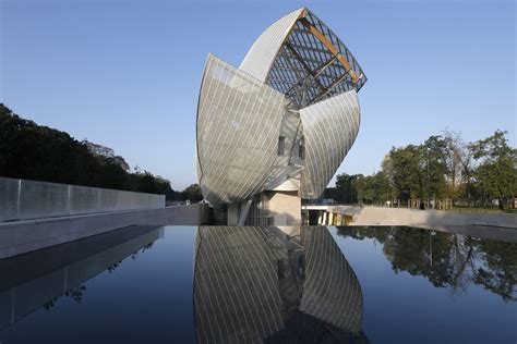 A General View Shows The Fondation Louis Vuitton Designed By Architect
