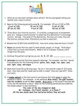 ✓ 4 as he drove o , i was realising i realised that i had met him at a party at brenda's boyfriend's house. Bell Ringers for 6th Grade | Kindergarten teachers, 6th ...