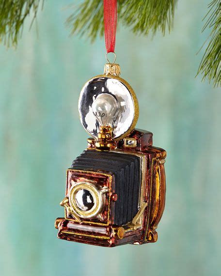 Vintage Camera Christmas Ornament Christmas Ornaments Handcrafted Christmas Ornaments
