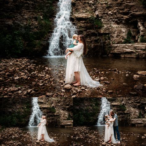warsaw in maternity photographer waterfall maternity session — jessi ann