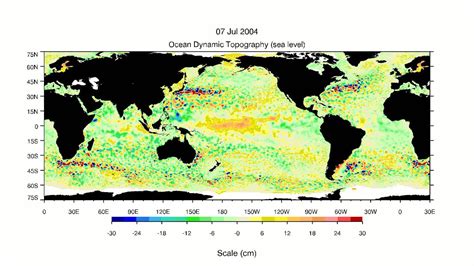 Sea Level Anomalies From Satellite Altimetry Youtube