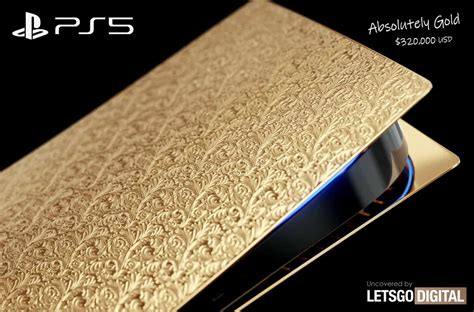 Gold Ps5 Limited Edition Series Revealed By Caviar Includes Rare