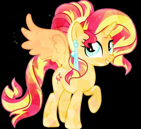 Mlp Sunset Shimmer Princess Crystal Pony My Little Pony Poster My
