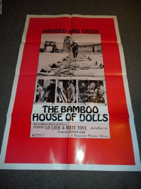 The Bamboo House Of Dolls Original Folded Poster 1973 Birte Tove