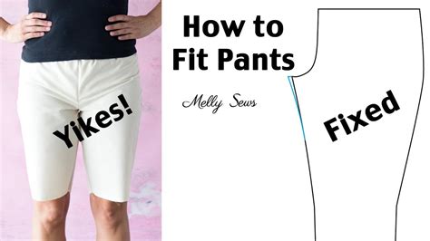How To Fit Pants Pants Fitting Tutorial Youtube