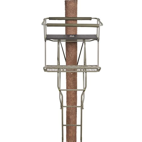 Heavy Duty Two Man Ladder Deer Tree Stand 13 Zincera