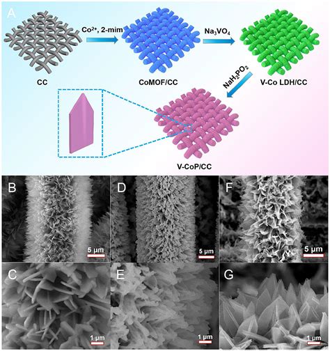 Frontiers V Doped Cop Nanosheet Arrays As Highly Efficient