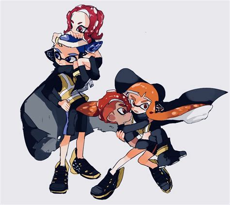 Agent 8 Being Carried By Agent 3 Splatoon Know Your Meme