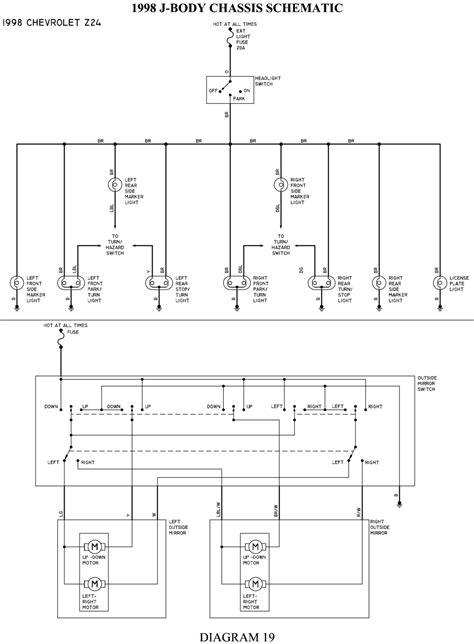 Diagram 1998 Chevy Cavalier Wiper Switch Wiring Diagram Mydiagram