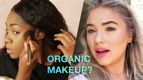 makeup lovers try all natural makeup for a week youtube