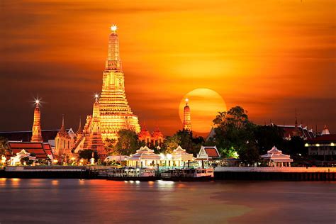 Wat Arun Bangkok Thailand Cool Places To Visit Thailand Tours Thailand Culture Hd Wallpaper