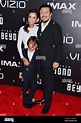 Justin Lin, wife and son 076 arriving at the Star Trek Beyond Premiere ...