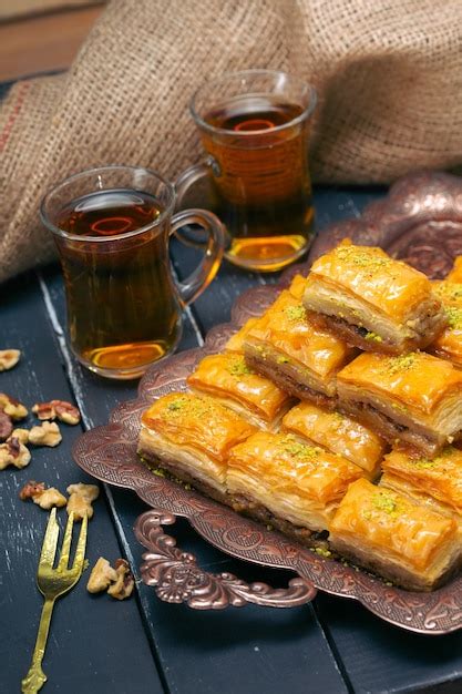 Premium Photo Turkish Ramadan Dessert Baklava