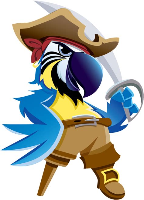 Pirate Parrot Photos Transparent Background Pirate Cartoon