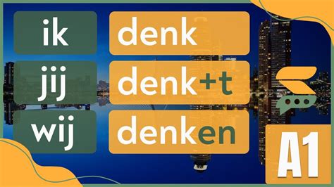How To Conjugate Dutch Verbs To The Present Simple Dutch For