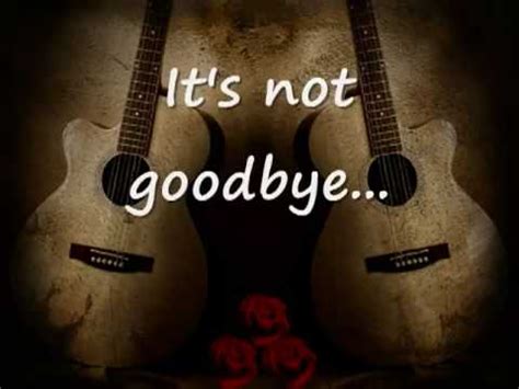 There is one thing i can't deny. Laura Pausini - It's Not Goodbye lyrics - YouTube