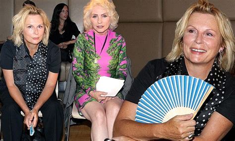 jennifer saunders and debbie harry attend vin and omi lfw show daily mail online