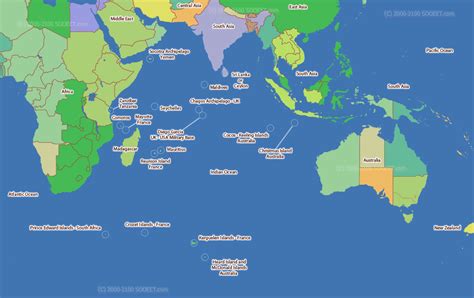 Map Of The Indian Ocean Maps For You