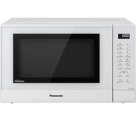Inverter microwave ovens by panasonic differ from traditional microwave ovens because of their constant power level. PANASONIC NN-ST45KWBPQ Solo Microwave - White Fast Delivery | Currysie