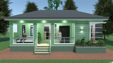 Elevated Bungalow House Design 66sqm Youtube