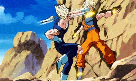 Dragon ball super goku ultra instinct (dragon ball) kamehameha. SOLO GIFS: goku vs vegeta