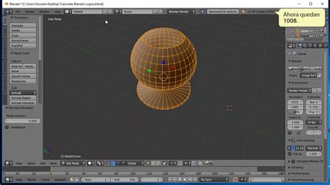 103 Tutorial De Modelado Con Blender 27x Sólidos De Revolución Y