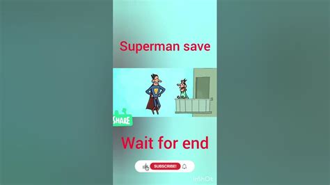 Superman Save A 👧 Screamtoon Save Viralshorts Superman Youtube