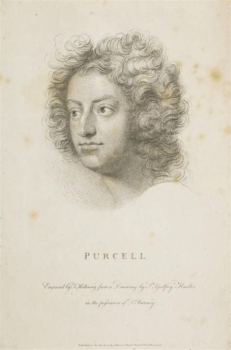 Henry Purcell 1659 1695 Engraving 1798 By Thomas Holloway 1748