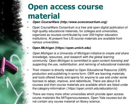 Open Access Resources In Lis Education