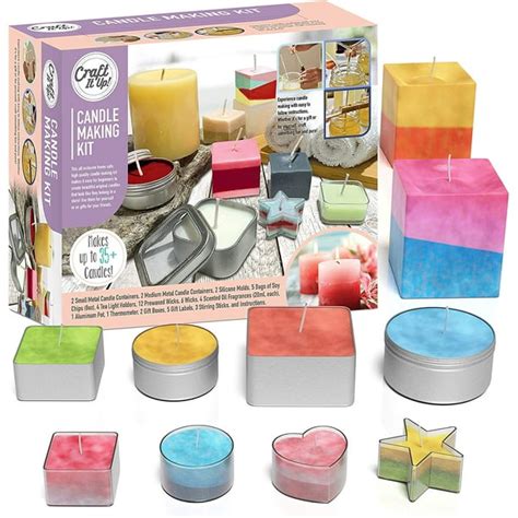 Candle Making Kit By Craft It Up Complete Diy Beginners Set With