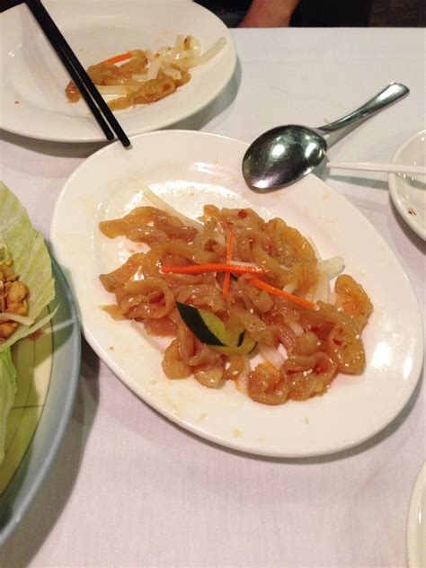 As far as the food. Cold Chinese jellyfish salad at Hop Li in Santa Monica ...