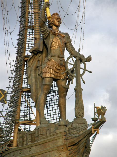 Peter The Great Statue On The Moskwa River Russia Travel Photos By