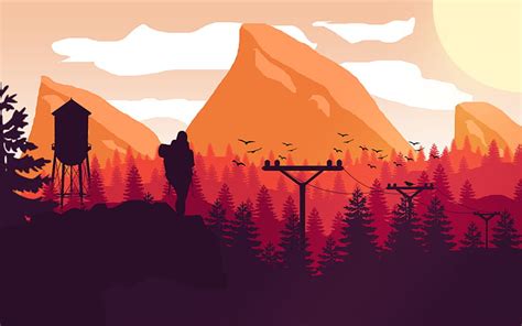 4k Purple Firewatch Elegant Firewatch Wallpaper 4k Hd Wallpapers 25