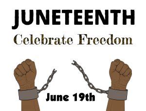 Today is an important milestone in american history: Juneteenth Printable
