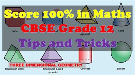 2021 grade 12 mathematics 1. CBSE Board Exam | Grade 12 | Maths | 3DIMENSIONAL GEOMETRY ...