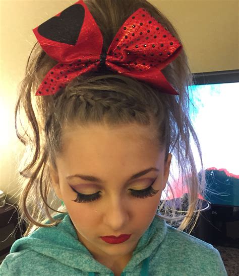 Perfect Cheer Hair And Makeup Cheerleading Hairstyles Competition