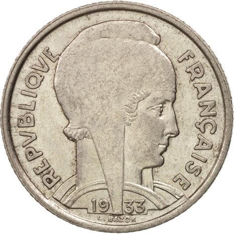 5 Francs France 1933 Km 887 Coinbrothers Catalog