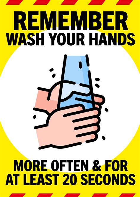 Letter size poster (8.5 x 11). "Wash Your Hands" Information Posters (Covid-19 ...
