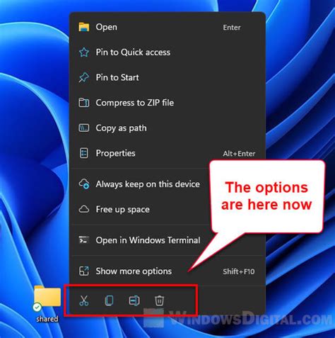 How To Copy Cut Paste Rename Or Delete Via Right Click In Windows 11