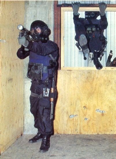 British Sas Training In The Killing House At Their Hereford Hq