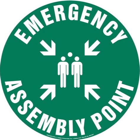 Assembly Point Sign Emergency