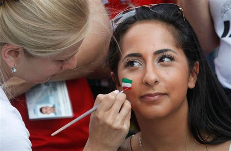 Iran Fans Unfurl Banner At World Cup In Support Of Women