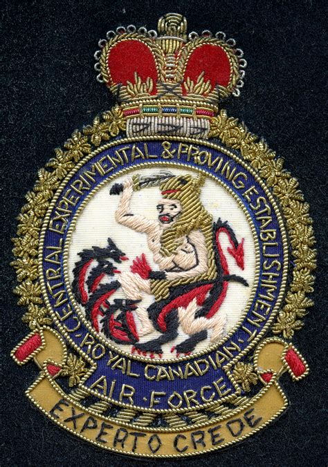 Rcaf Central Experimental And Proving Establishment Qc Patch Royal