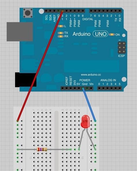 How To Make Simple Arduino Blinking Led Circuit Arduino Tutorial Images